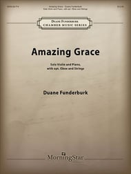 Amazing Grace Violin with Piano (optional oboe and string quintet) cover Thumbnail